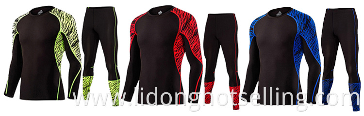 LiDong custom your own design fashion mens fitness gym clothing long sleeve